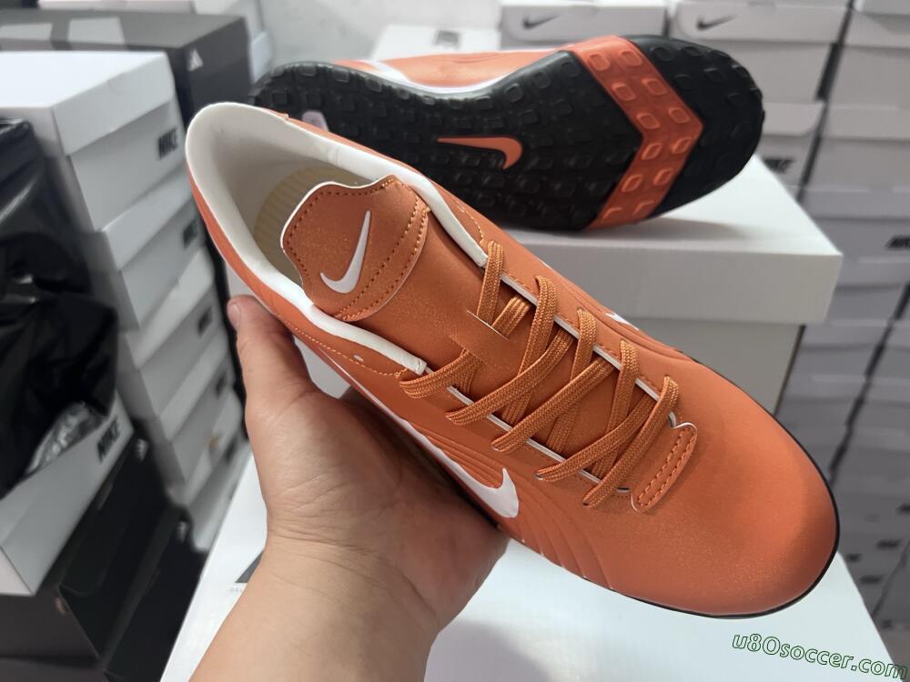 Nike Mercurial Vapor 1 Elite TF Artificial Turf Soccer Shoes - Brown/White