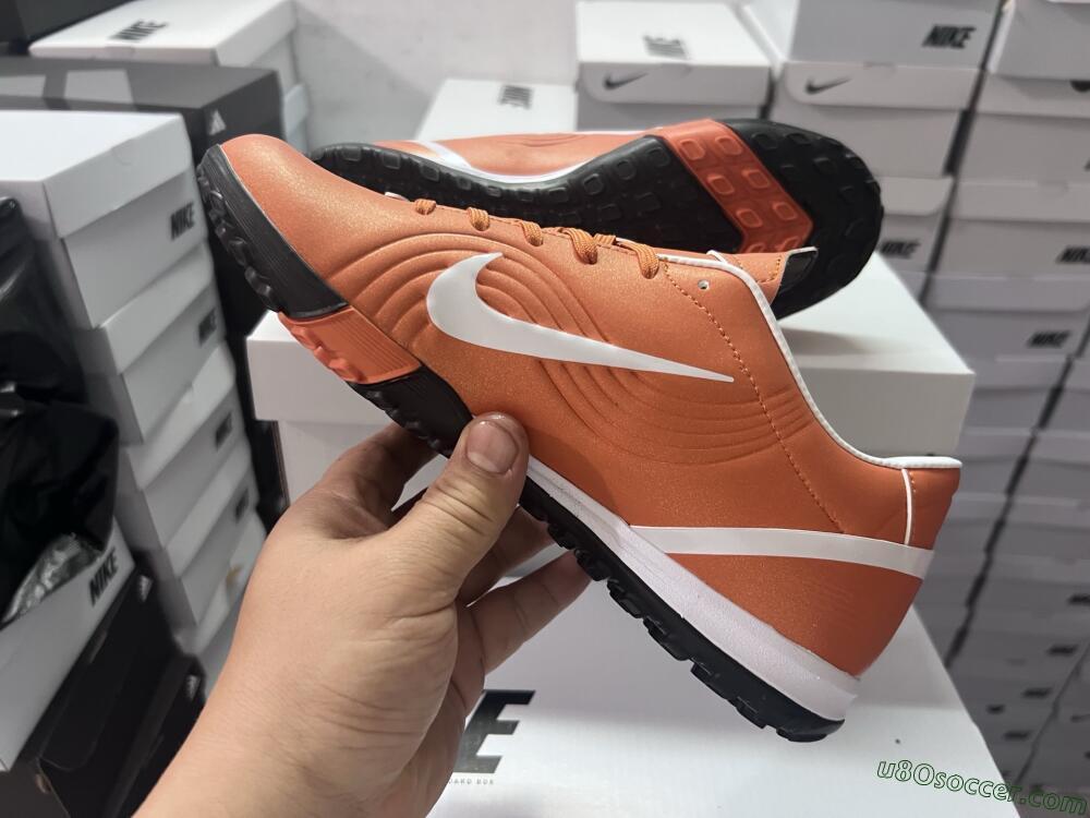 Nike Mercurial Vapor 1 Elite TF Artificial Turf Soccer Shoes - Brown/White
