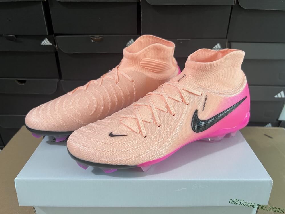 Nike Phantom Luna Elite NU FG Firm Ground Soccer Cleats - Pink/Black