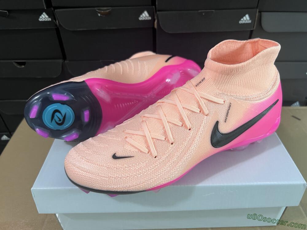 Nike Phantom Luna Elite NU FG Firm Ground Soccer Cleats - Pink/Black