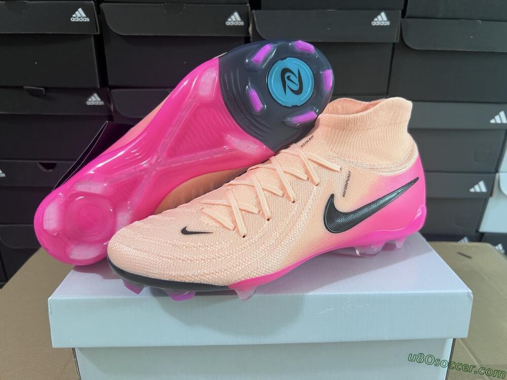 Nike Phantom Luna Elite NU FG Firm Ground Soccer Cleats - Pink/Black