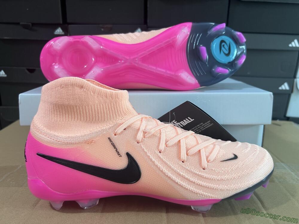 Nike Phantom Luna Elite NU FG Firm Ground Soccer Cleats - Pink/Black