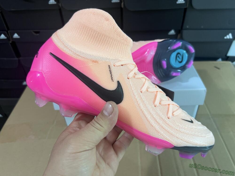 Nike Phantom Luna Elite NU FG Firm Ground Soccer Cleats - Pink/Black