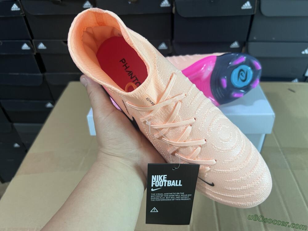 Nike Phantom Luna Elite NU FG Firm Ground Soccer Cleats - Pink/Black