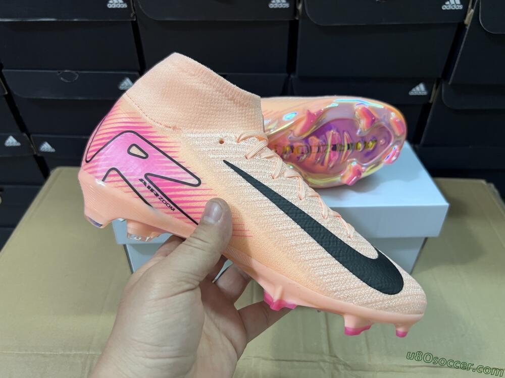 Nike Air Zoom Mercurial Superfly 10 Elite FG Firm Ground Soccer Cleats - Pink/Black