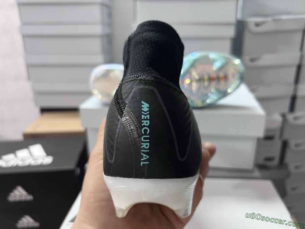 Nike Air Zoom Mercurial Superfly 10 Elite FG Firm Ground Soccer Cleats - Black/Jade