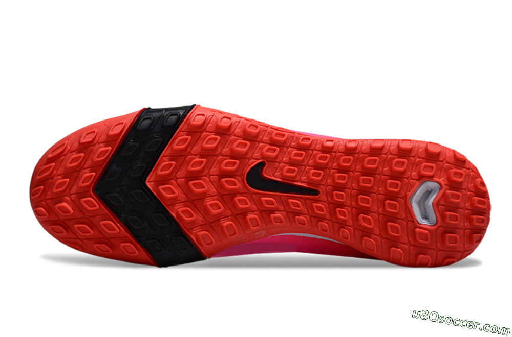 Nike Air Zoom Mercurial Superfly 10 Elite TF Artificial Turf Soccer Shoes - White/Black/Pink 6