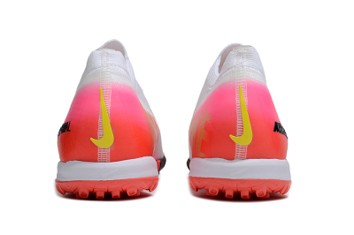 Nike Air Zoom Mercurial Vapor 16 Elite TF Artificial Turf Soccer Shoes - White/Black/Pink