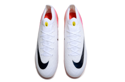 Nike Air Zoom Mercurial Vapor 16 Elite FG Firm Ground Soccer Cleats - White/Black/Pink