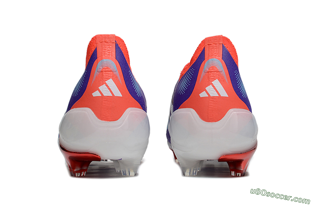 Adidas Predator 25 Elite Laceless FG Firm Ground Soccer Cleats - Blue/White/Red 5