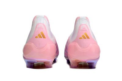 Adidas Predator 25 Elite Laceless FG Firm Ground Soccer Cleats - Pink/Purple/Gold