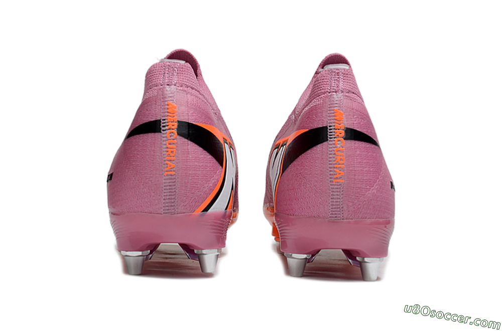 Nike Air Zoom Mercurial Vapor 16 Elite SG Soft Ground Soccer Cleats - Pink/Red/Black 5
