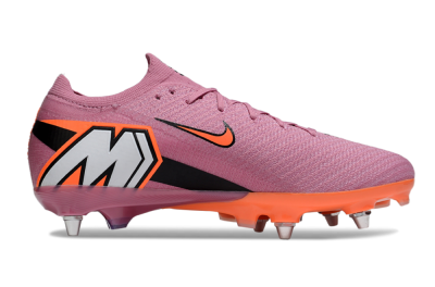Nike Air Zoom Mercurial Vapor 16 Elite SG Soft Ground Soccer Cleats - Pink/Red/Black