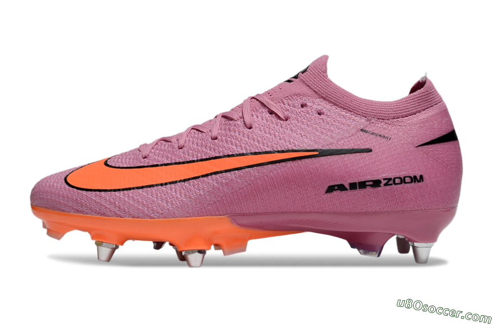 Nike Air Zoom Mercurial Vapor 16 Elite SG Soft Ground Soccer Cleats - Pink/Red/Black 2