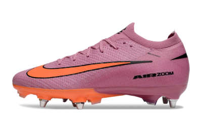 Nike Air Zoom Mercurial Vapor 16 Elite SG Soft Ground Soccer Cleats - Pink/Red/Black