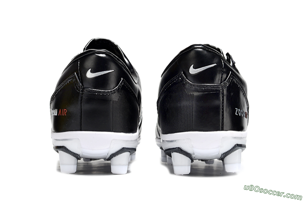 Nike Air Zoom Total 90 III FG Firm Ground Soccer Cleats - Black/Silver/White 5