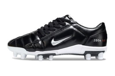 Nike Air Zoom Total 90 III FG Firm Ground Soccer Cleats - Black/Silver/White