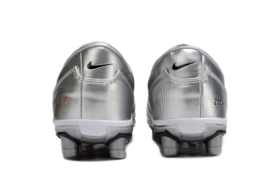 Nike Air Zoom Total 90 III FG Firm Ground Soccer Cleats - Silver/Black/White