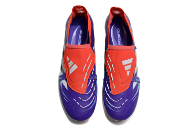 Adidas Predator 25 Elite Foldover Tongue FG Firm Ground Soccer Cleats - Blue/White/Red