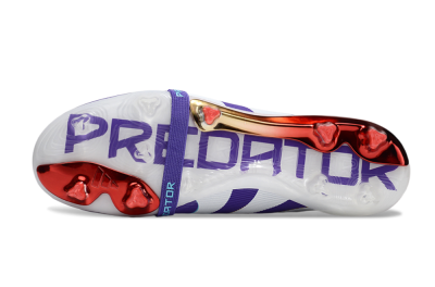 Adidas Predator 25 Elite Foldover Tongue FG Firm Ground Soccer Cleats - Blue/White/Red