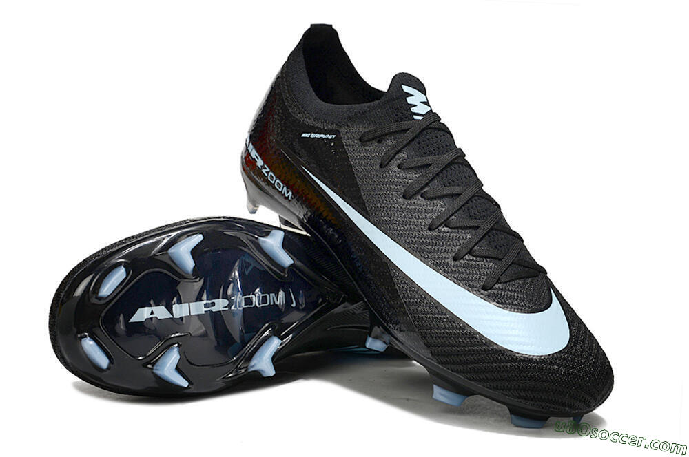 Nike Air Zoom Mercurial Vapor 16 Elite FG Firm Ground Soccer Cleats - Black/Jade 4