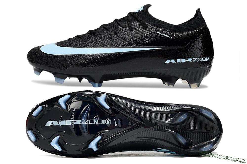 Nike Air Zoom Mercurial Vapor 16 Elite FG Firm Ground Soccer Cleats - Black/Jade 0