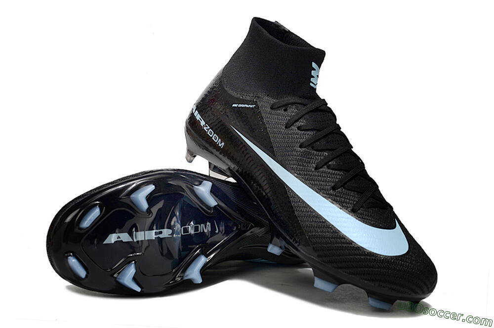 Nike Air Zoom Mercurial Superfly 10 Elite FG Firm Ground Soccer Cleats - Black/Jade 4