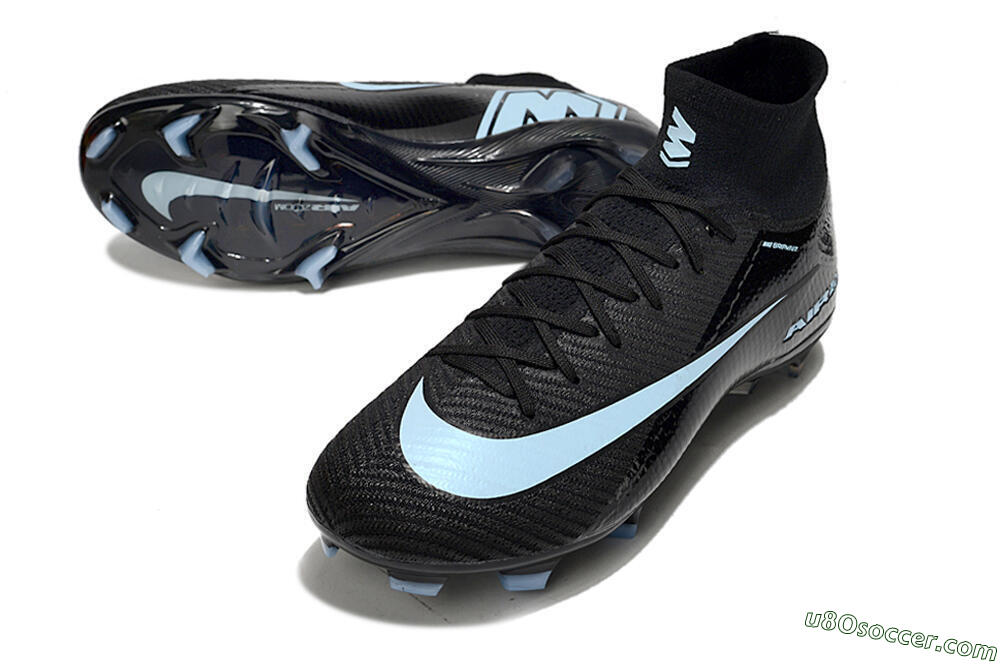 Nike Air Zoom Mercurial Superfly 10 Elite FG Firm Ground Soccer Cleats - Black/Jade 3