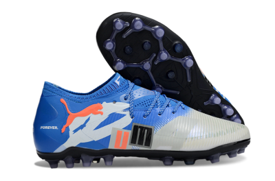 Puma Future 8 Ultimate MG Multi Ground Soccer Cleats - Blue/White/Orange