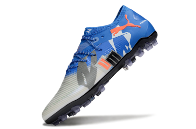 Puma Future 8 Ultimate MG Multi Ground Soccer Cleats - Blue/White/Orange