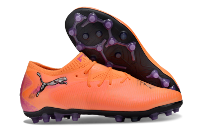 Puma Future 8 Ultimate MG Multi Ground Soccer Cleats - Red/Black/Pink