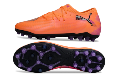 Puma Future 8 Ultimate MG Multi Ground Soccer Cleats - Red/Black/Pink