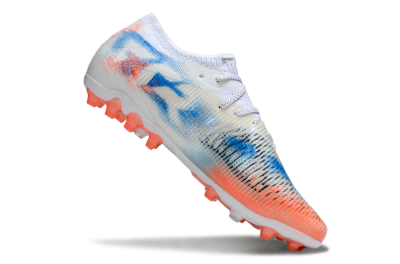 Puma Future 8 Ultimate MG Multi Ground Soccer Cleats - White/Red/Blue