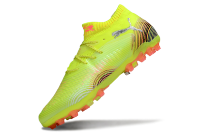 Puma Future 8 Ultimate MG Multi Ground Soccer Cleats - Yellow/Black/Red