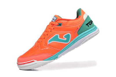Joma Top Flex IC Indoor & Futsal Soccer Shoes - Red/Jade/White