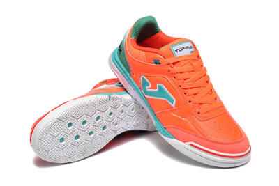 Joma Top Flex IC Indoor & Futsal Soccer Shoes - Red/Jade/White