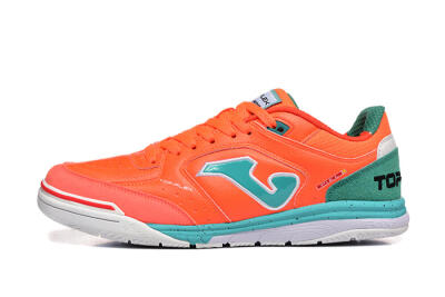 Joma Top Flex IC Indoor & Futsal Soccer Shoes - Red/Jade/White