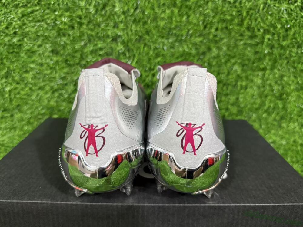 Adidas Predator 25 Elite Foldover Tongue FG Firm Ground Soccer Cleats - Silver/Red/White