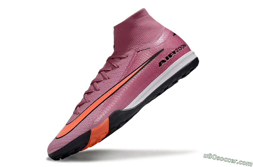 Nike Air Zoom Mercurial Superfly 10 Elite TF Artificial Turf Soccer Shoes - Red/Black/White 6