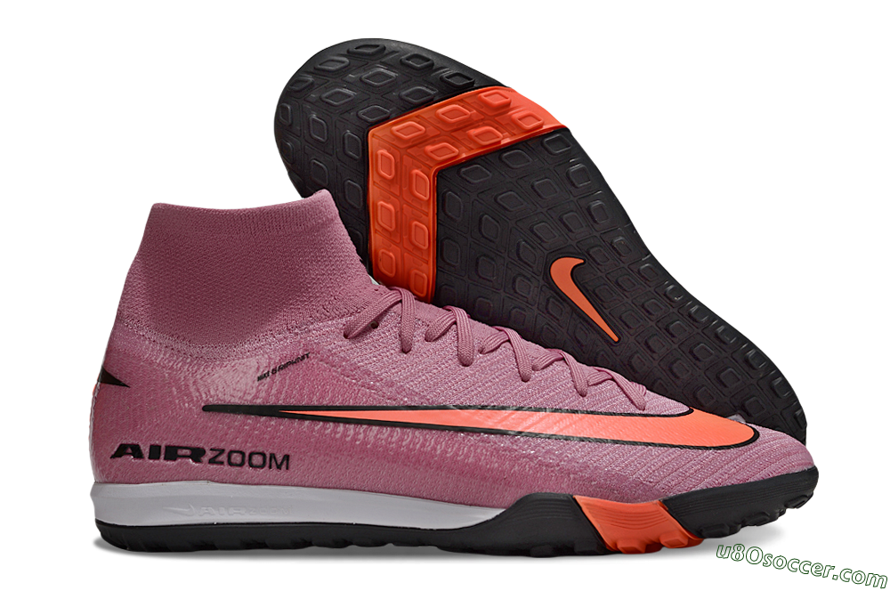 Nike Air Zoom Mercurial Superfly 10 Elite TF Artificial Turf Soccer Shoes - Red/Black/White 1