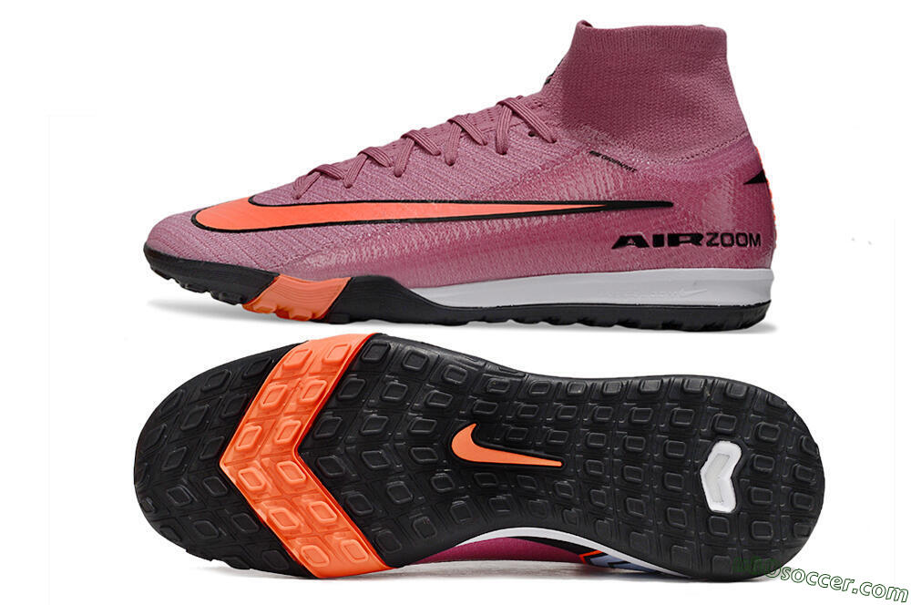 Nike Air Zoom Mercurial Superfly 10 Elite TF Artificial Turf Soccer Shoes - Red/Black/White 0