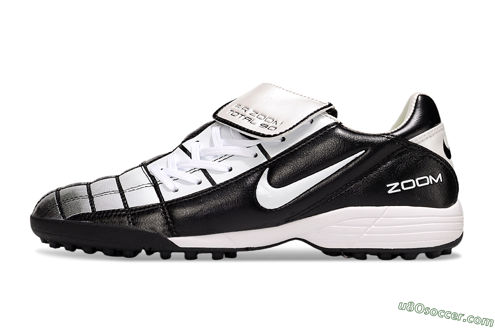 Nike Air Zoom Total 90 III TF Artificial Turf Soccer Shoes - Black/Silver/White 2