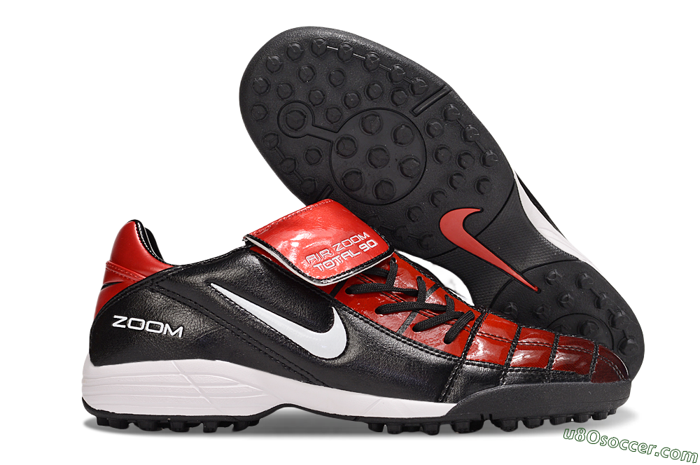 Nike Air Zoom Total 90 III TF Artificial Turf Soccer Shoes - Black/Red/White 1