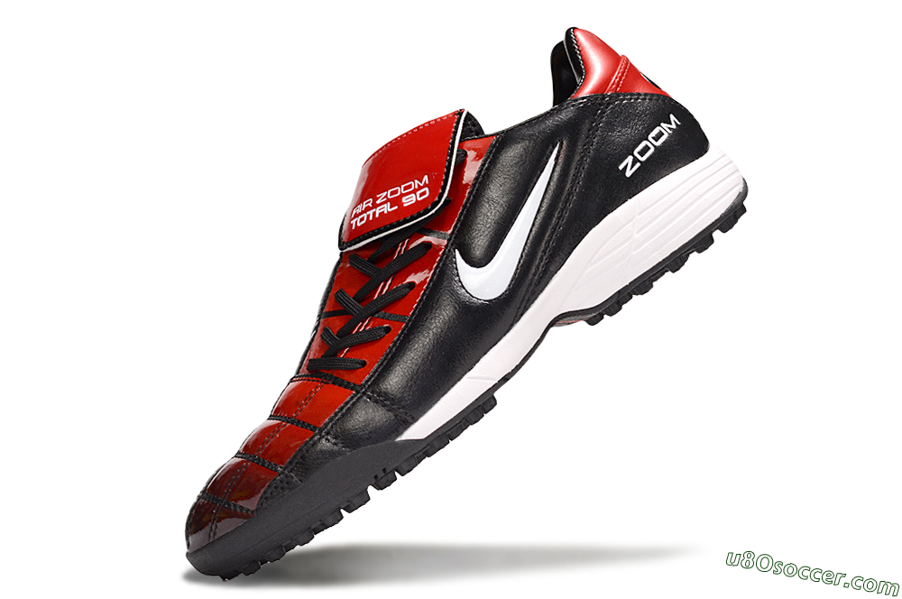 Nike Air Zoom Total 90 III TF Artificial Turf Soccer Shoes - Black/Red/White 5
