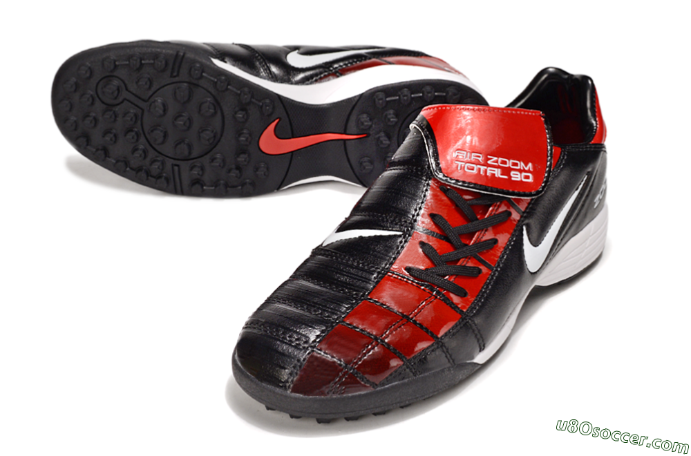 Nike Air Zoom Total 90 III TF Artificial Turf Soccer Shoes - Black/Red/White 3