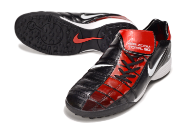 Nike Air Zoom Total 90 III TF Artificial Turf Soccer Shoes - Black/Red/White