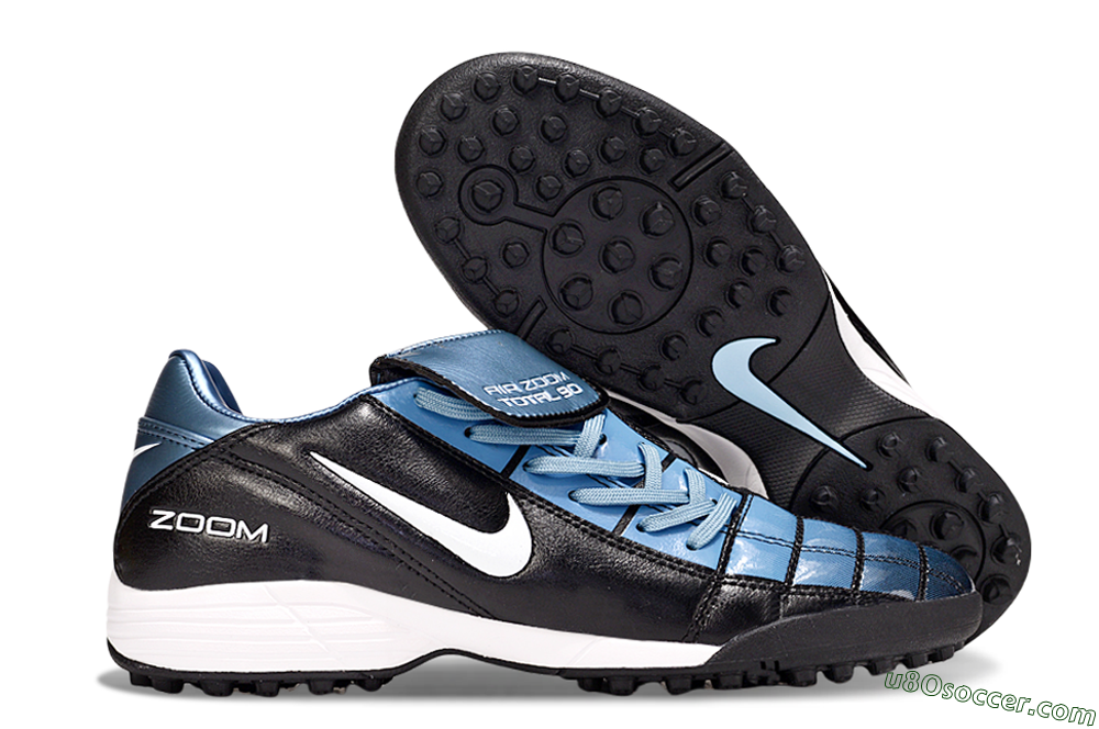 Nike Air Zoom Total 90 III TF Artificial Turf Soccer Shoes - Black/Blue/White 1