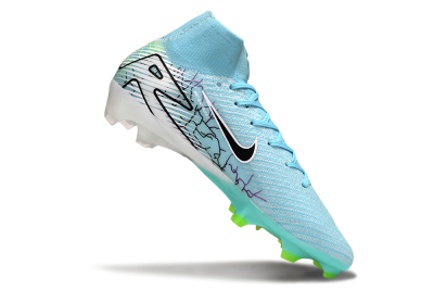 Nike Air Zoom Mercurial Superfly 10 Elite FG Firm Ground Soccer Cleats - Jade/Black/White