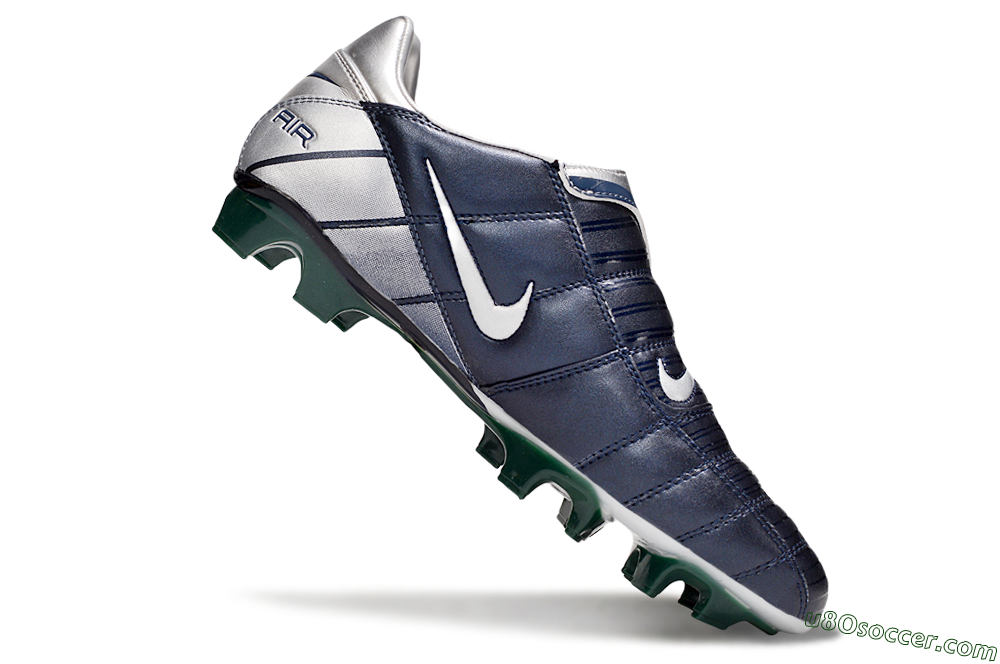 Nike Air Zoom Total 90 III FG Firm Ground Soccer Cleats - Black/Silver 4