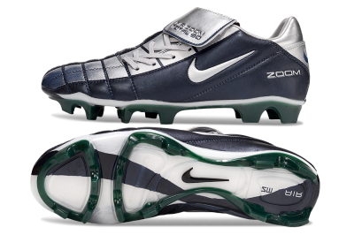 Nike Air Zoom Total 90 III FG Firm Ground Soccer Cleats - Black/Silver